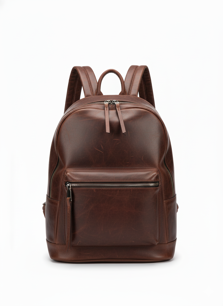 Loxord Signature Backpack In Brown
