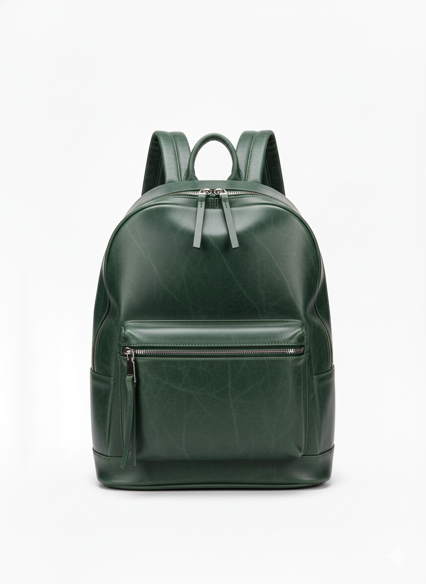 Loxord Signature Backpack In Forest Green