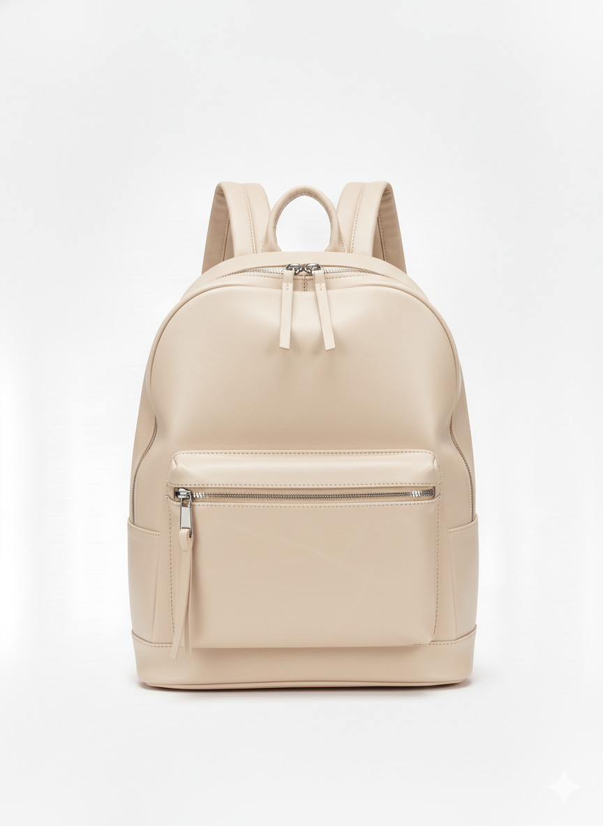 Loxord Signature Backpack In Offwhite Vanilla