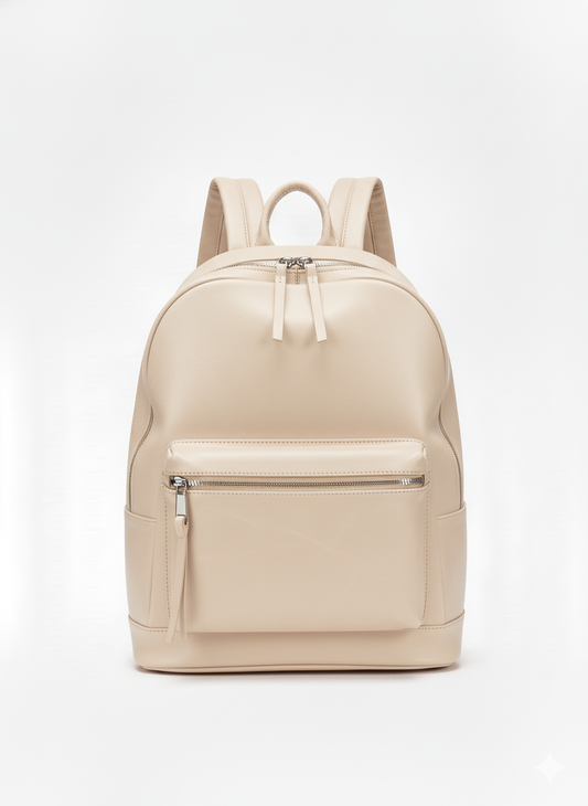 Loxord Signature Backpack In Offwhite Vanilla
