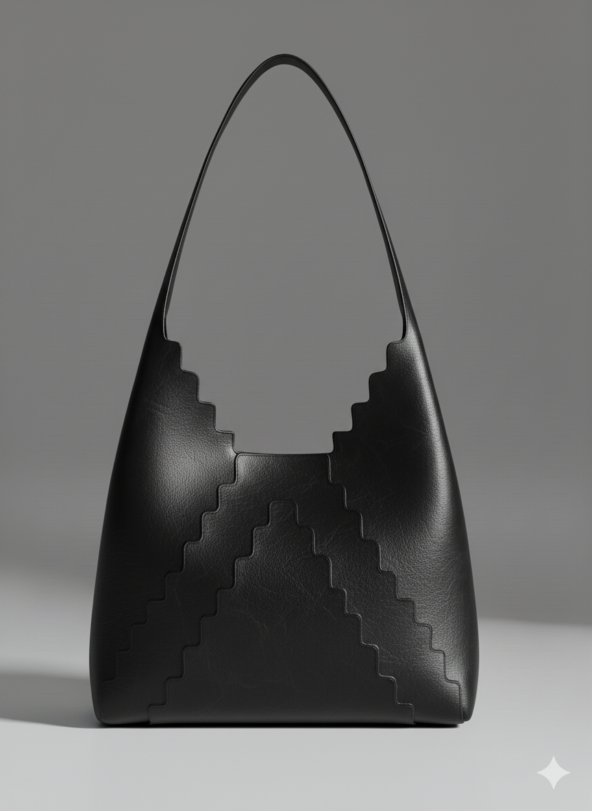 The Saqqara Tote Bag In Black