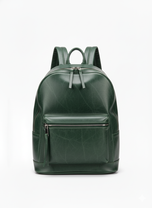 Loxord Signature Backpack In Forest Green