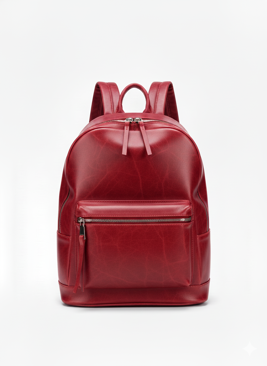 Loxord Signature Backpack In Red