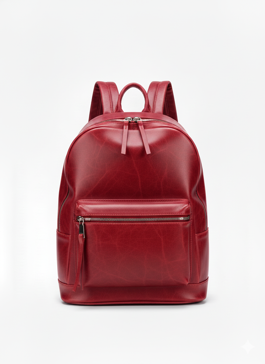 Loxord Signature Backpack In Red