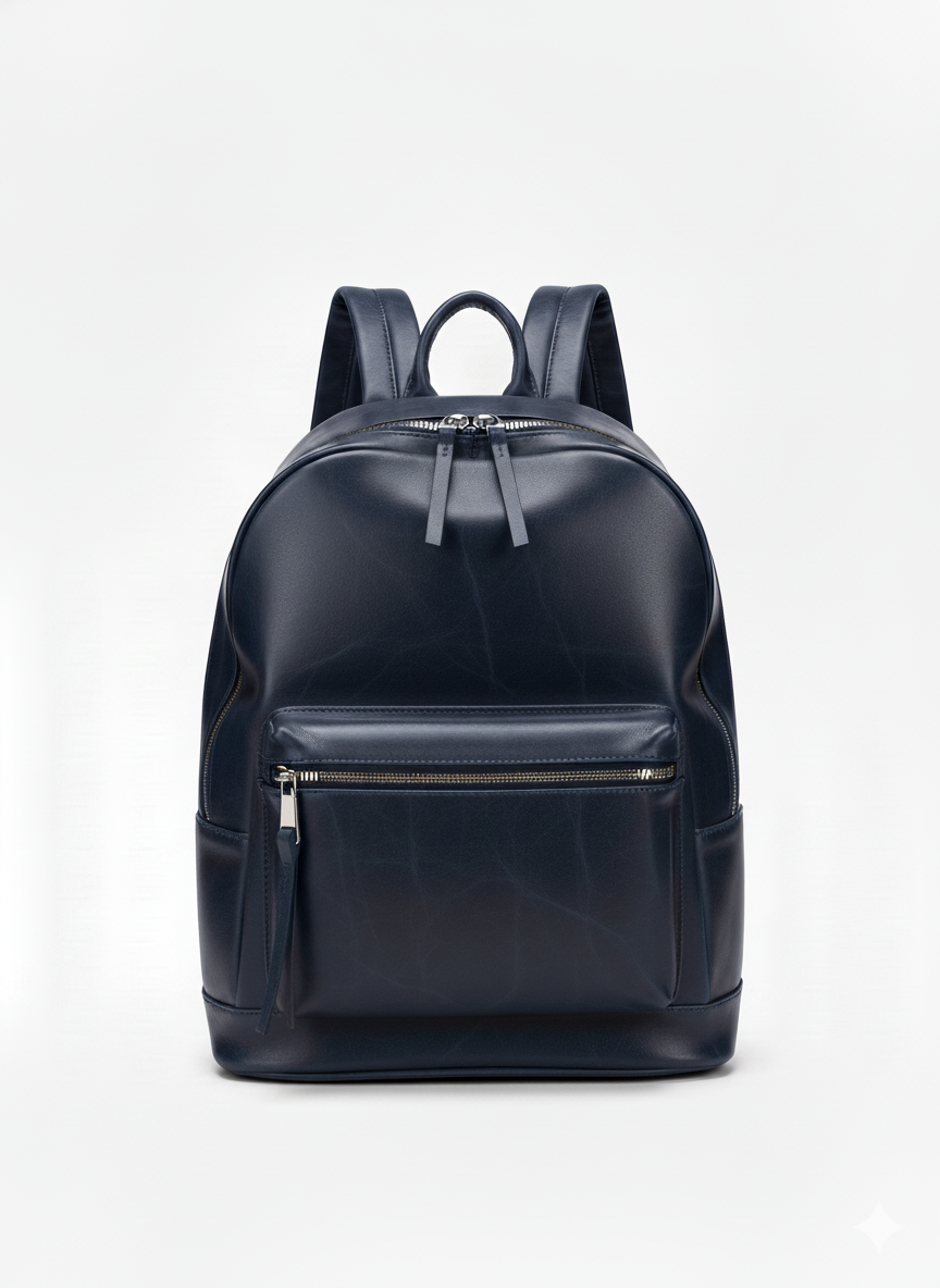 Loxord Signature Backpack In Navy Blue